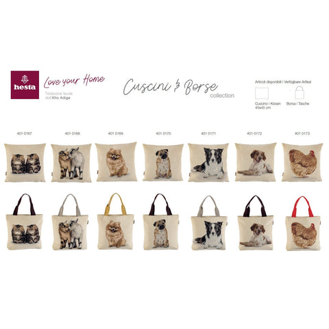 Stofftasche CAPRETTI, Gobelin Jacquard