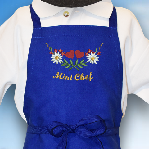 Original Südtiroler Kinder-Bauernschurz "Mini Chef"