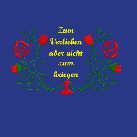 Original Südtiroler Bauernschurz "Zum Verlieben aber nicht...."