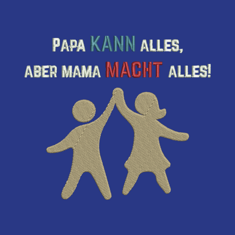 Original Südtiroler Kinder-Bauernschurz "Papa kann alle..."