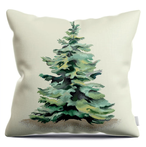Copricuscino FIR WOOD, uni, Gobelin Jacquard