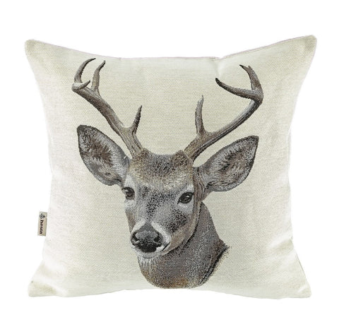 Kissenbezug CERVO, Animal Collection, Gobelin Jacquard, 45x45 cm