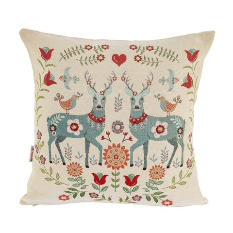 Kissenbezug HIRSCHE, Gobelin Jacquard