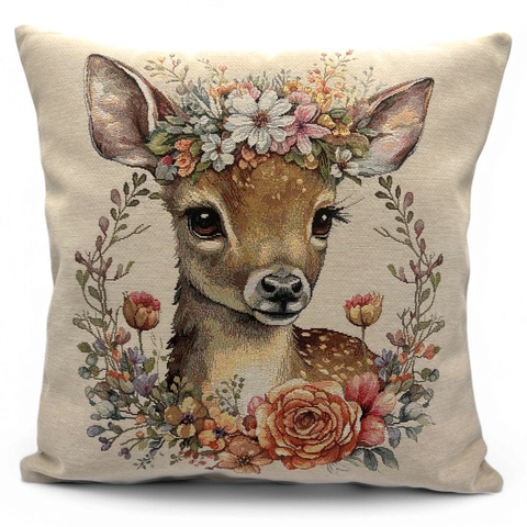 Kissenbezug BAMBI, Gobelin Jacquard, 45x45 cm