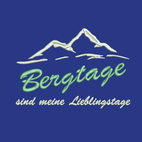 Original Südtiroler Bauernschurz "Bergtage sind..."