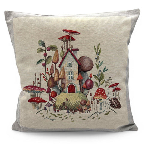 Kissenbezug FANTASIALAND Auni, Gobelin Jacquard, 45x45 cm