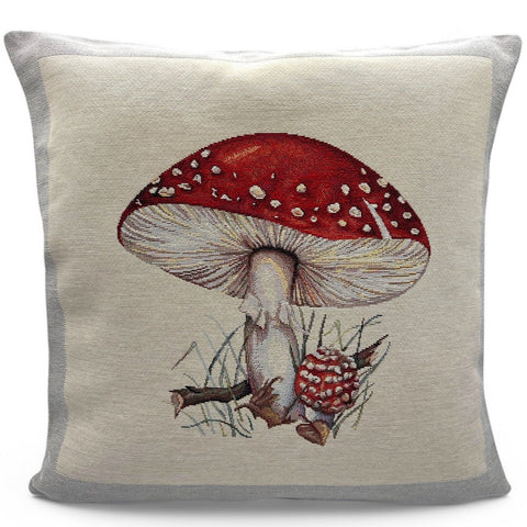 Kissenbezug FANTASIALAND B uni, Gobelin Jacquard, 45x45 cm