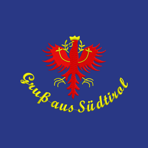 Original Südtiroler Bauernschurz "Gruß aus Südtirol"